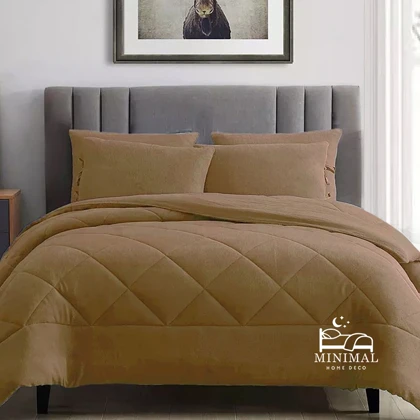 روتختی مینیمال کتان مخمل طرح لوزی