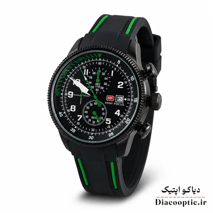 ساعت مچی مردانه اورجینال موتور ژاپنی برند مینی فوکوس سه موتور مدل Mf0379G.05 بند رابر