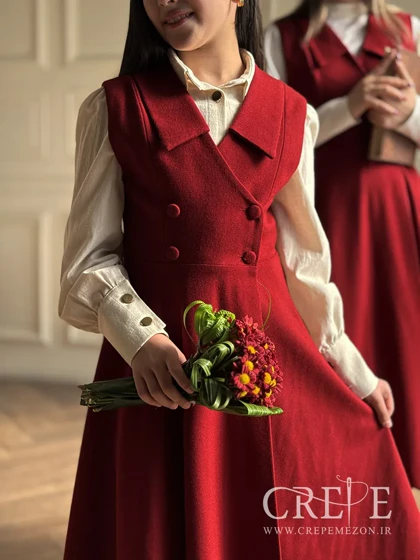 سارافان کشمیر یقه آمریکایی نفس