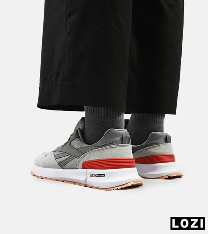 کتانی ورزشی طوسی قرمز ریباک آنفیزد پرو مدل 4612