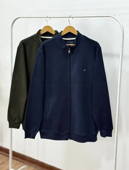 سویشرت مردانه جلو زیپ متین