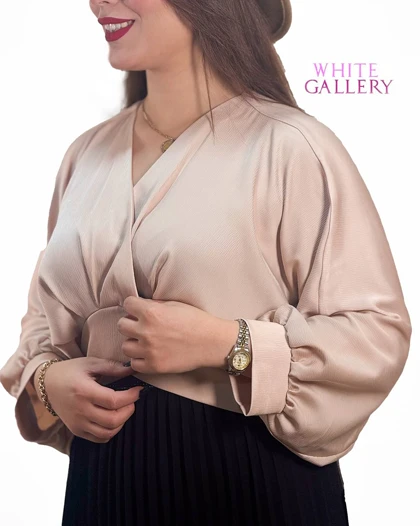 شومیز پروانه پارچه ترک کد (825)