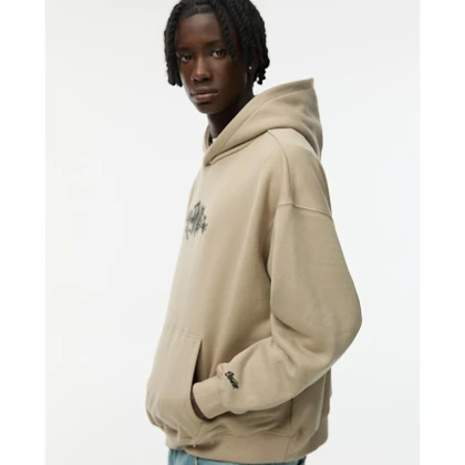 هودی ضخیم و گرم بالا طرح stwd از pull & bear کد 239