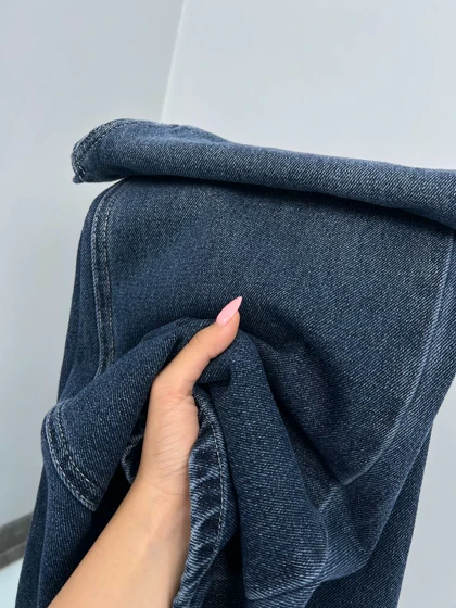 شلوار فلر بگ جین آبی ژالین