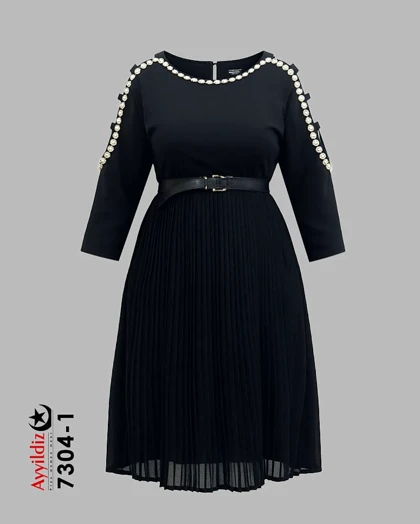 پیراهن مجلسی زنانه سایز بزرگ کد 7304