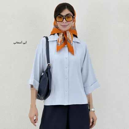 شومیز زنانه سیلک آستین دوبل | آی بولک