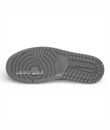 کتانی نایکی ایر جردن وان ساق‌دار سفید طوسی Air Jordan 1 Retro High OG Stealth