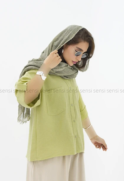 شومیز لینن آرمانی