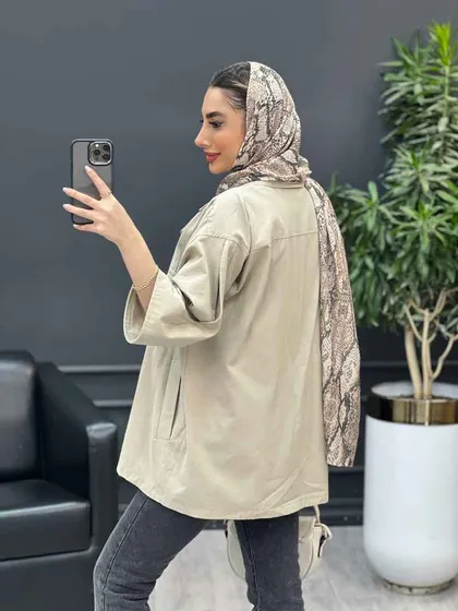 مانتو لینن ده دکمه