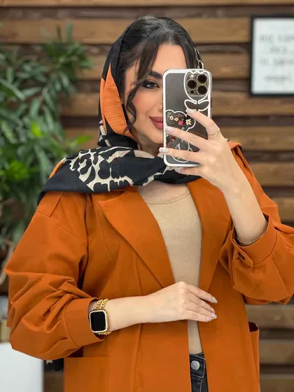 مانتو دو جیب بغل پاگن