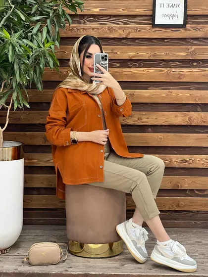 مانتو شومیزی دوخت دار