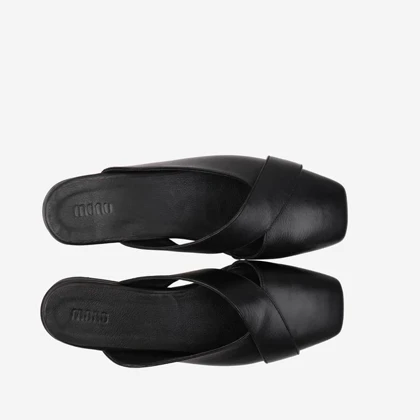کفش صندل فلت چرم طبیعی زنانه مونو mono مدل J0124