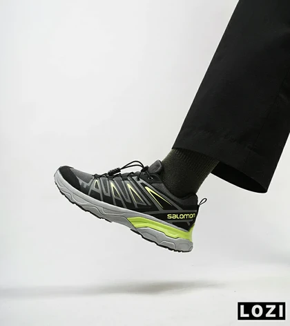 کفش کتانی مشکی سبز Salomon X ULTRA