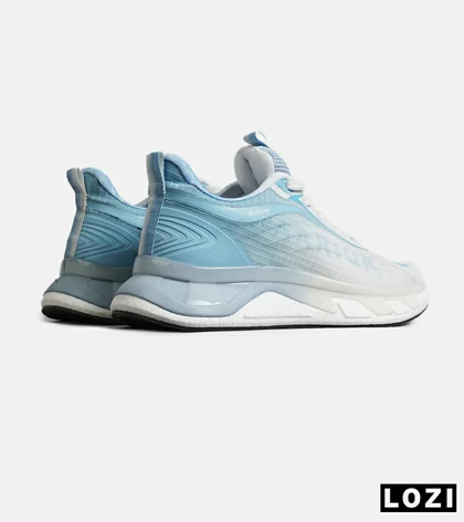 کفش کتانی ورزشی سفید آبی Warrior Sneakers مدل 7873