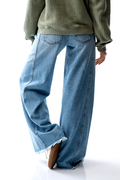 شلوار جین شافل زنانه