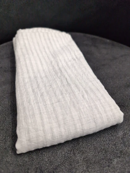 شال کتان راه راه 20338