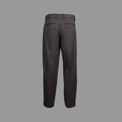 شلوار پارچه ای پول اند بیر طوسی Pull&Bear Stripe Trouser Grey