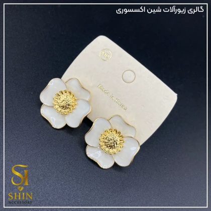 گوشواره مینا کاری شده کد gzm31