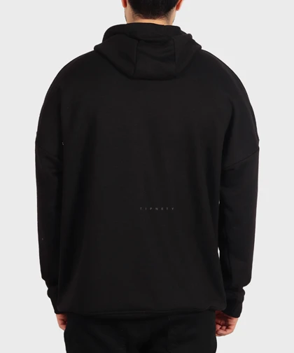 هودی مشکی طرحدار فری سایز 1458