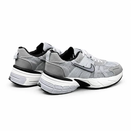 کتانی خارجی ست زن و مرد مدل نایکی طوسی Nike V2K