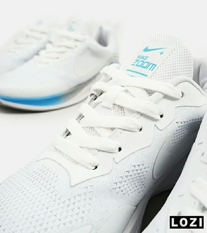 کفش کتانی مردانه و زنانه سفید Nike air zoom مدل 4326