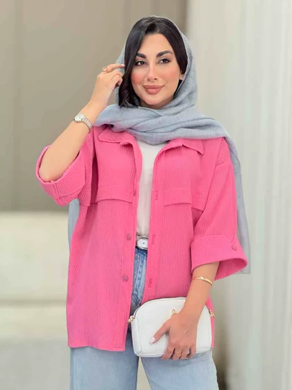 مانتو آستین پاکتی جلو ژیله