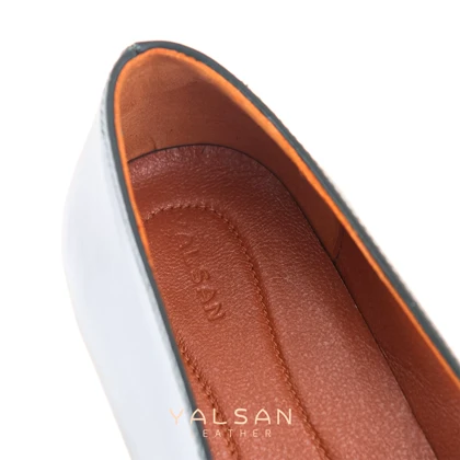 کفش پاشنه‌دار زنانه چرم یلسان مدل ابیگل کد 638-GAN