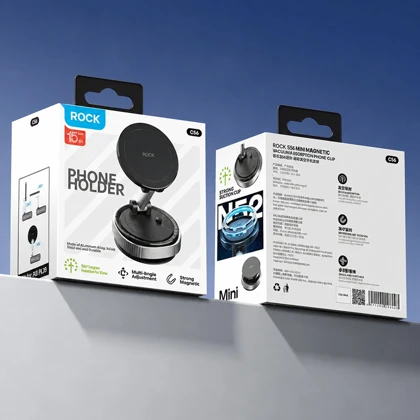 هولدر موبایل راک ROCK مدل QS6 مگنتی وکیومی چرخش 360 درجه