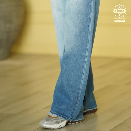 شلوار جین زنانه مدل بگ -A1