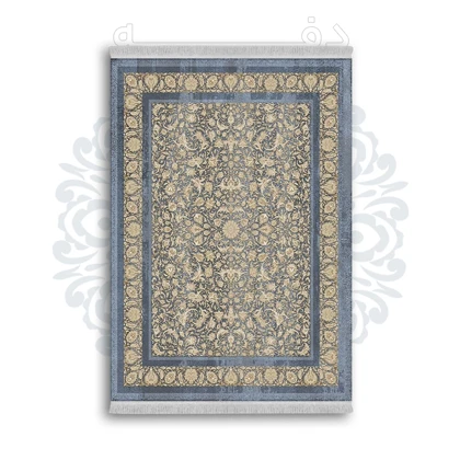 *جدید* فرشینه از جنس پارچه شانل مخمل ترک طرح فانتزی برند دفه کد 1087
