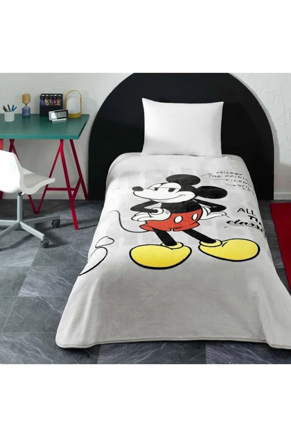 پتو یک نفره Taç مدل Disney Mickey Mouse Fashion پلی‌استر - چندرنگ