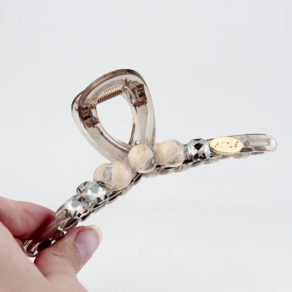 کلیپس زنانه مدل نگین‌دار