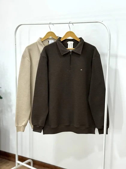 پلیور دورس مردانه جلو زیپ میران