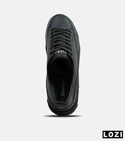 کفش کتانی مردانه مشکی BERSHKA