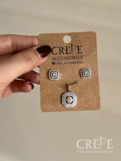 نیم ست نگینی ژوپینگ