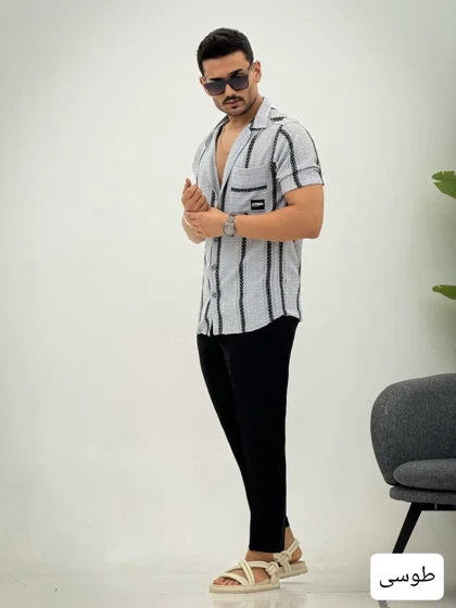 پیراهن مردانه مراکشی مایسا_کد4258