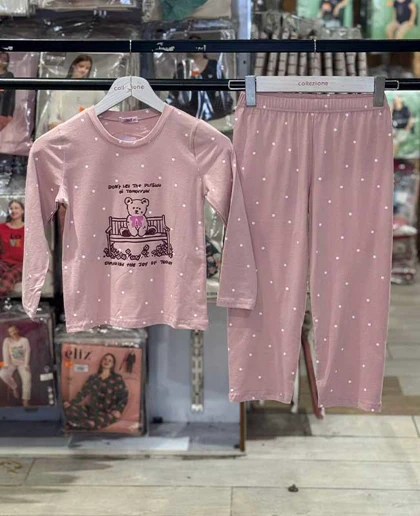 بلوز شلوار دخترانه سکسن کد41143-K