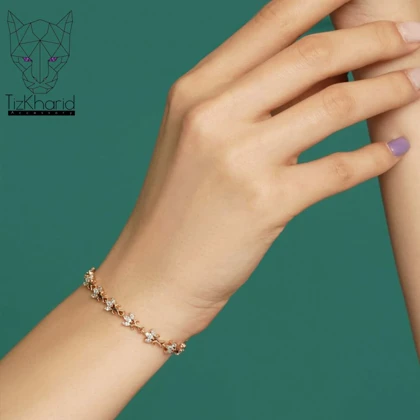 دستبند جوانه الماس ژوپینگ