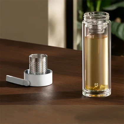 فلاسک شیشه ای دوجداره 400ML شیائومی میجیا مدل XIAOMI MJBLB01PL
