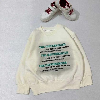 بلوز دورس نوشته روزنامه ای شیری رنگ اورجینال