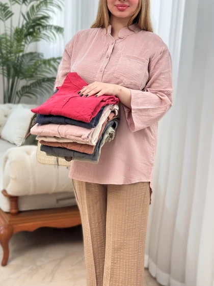 تونیک دبل فیس جیب‌دار 3332