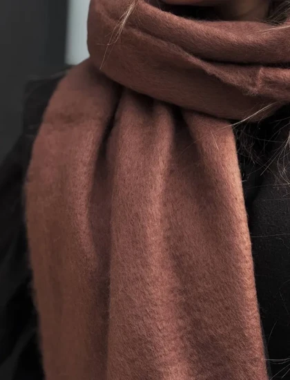 بیگ اسکارف قهوه ای کد 400
