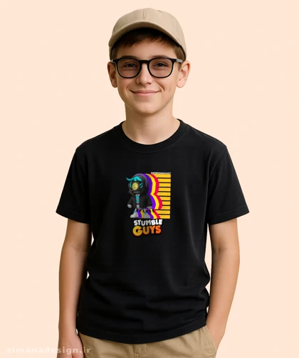 تیشرت بچگانه مدل بازی Stumble Guys