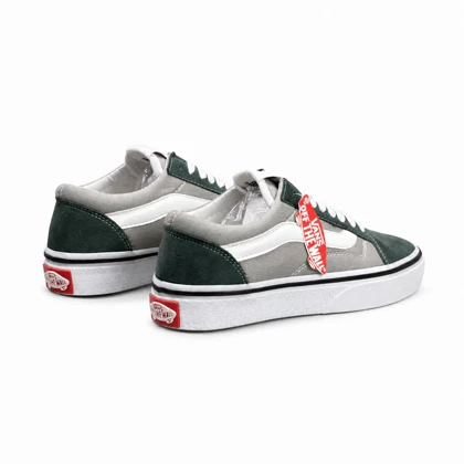 کفش کتانی زنانه و مردانه مدل ونس اولداسکول سبزلجنی Vans oldskool