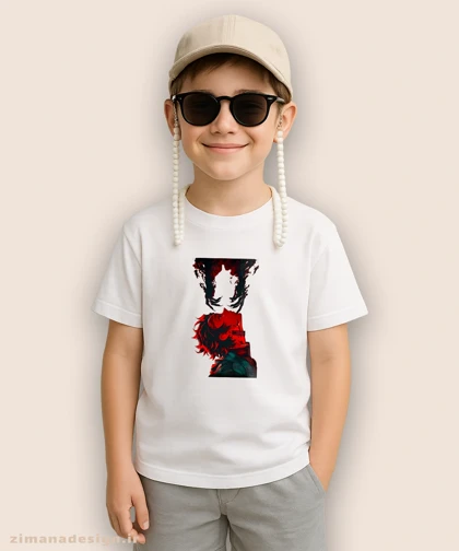 تیشرت بچگانه طرح شیطان کش کد 1050