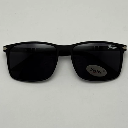 عینک آفتابی پلاریزه پرسول PERSOL مستطیلی لولا فنری کد P 8011