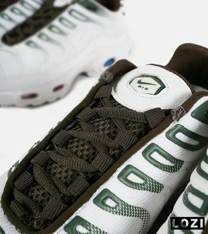 کفش کتانی مردانه و زنانه سفید سبز NIKE AirMax Plus TN Ultra مدل 7168