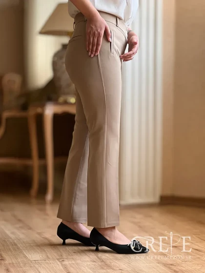 شلوار زنانه کلاسیک ساده قد 90