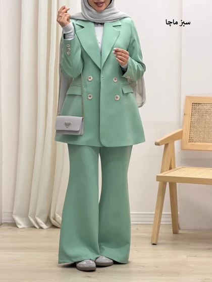 4253-کت و شلوار کارامل