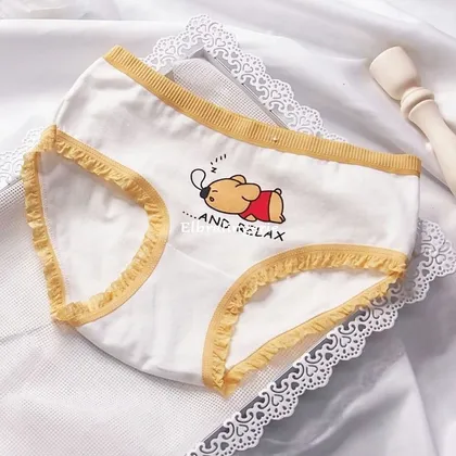 شورت زنانه نخی خرس خوابالو